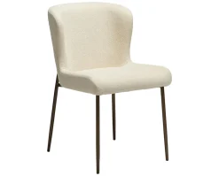 Glam Stol | Frosted Almond Bouclé