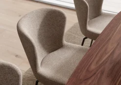 Glam Stol | Major Brown Bouclé