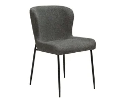 Glam Stol | Pebble Grå Bouclé