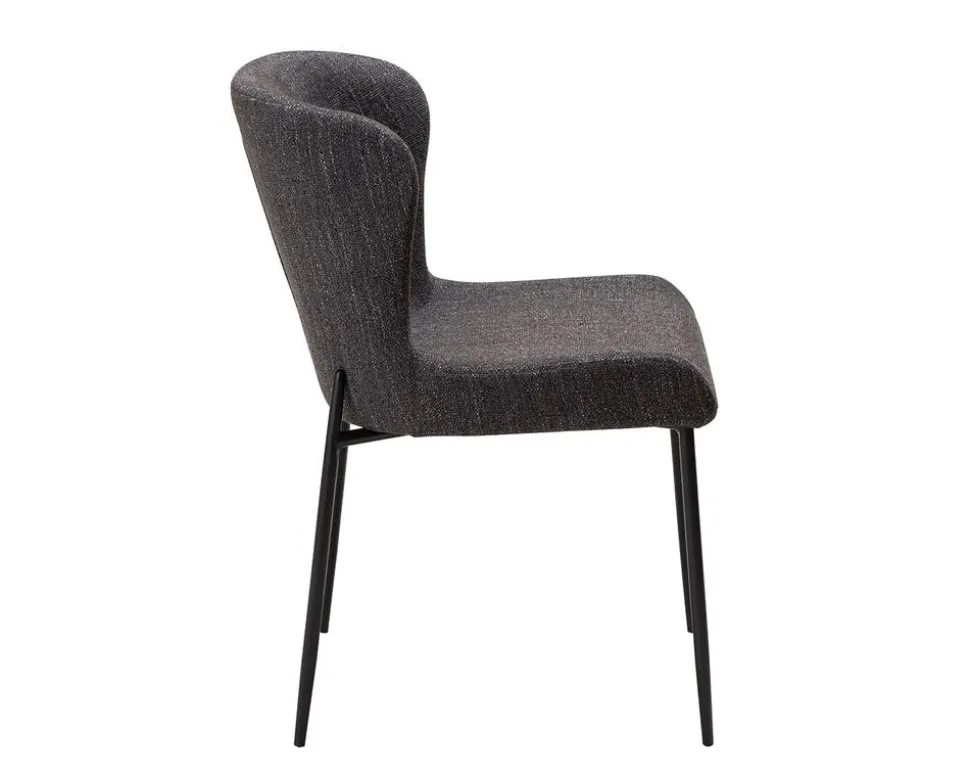 Glam Stol | Raven Svart Bouclé