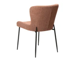 Glam Stol | Röd Bouclé