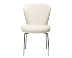 Glory Snurrstol | Simply Beige Bouclé | Krom