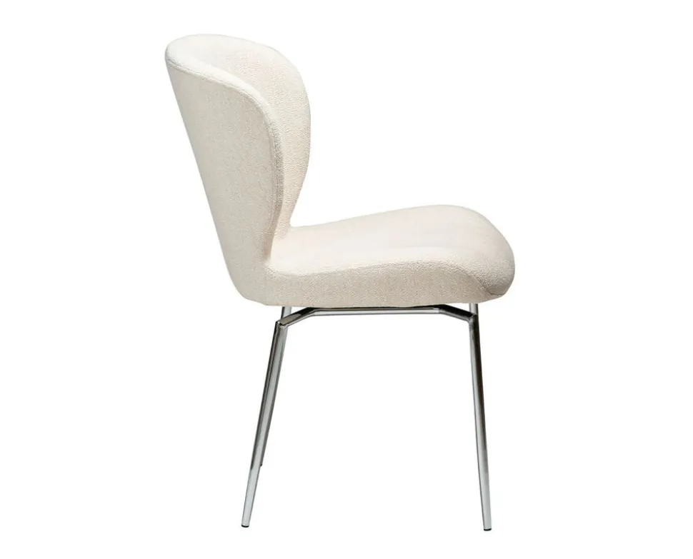 Glory Snurrstol | Simply Beige Bouclé | Krom