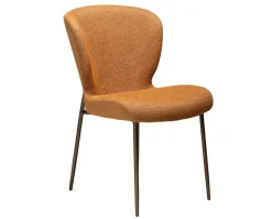 Glory Stol | Pumpkin Spice Bouclé | Antik Mässing