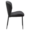 Glory Stol | Raven Black Bouclé | Svart