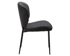 Glory Stol | Raven Black Bouclé | Svart