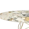 Glossy Matbord 192x118 | Symphonie skiva, Guldben