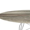 Glossy Matbord 192x118 | Tropical Grey skiva , kromben