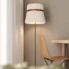 Glowing Ice Golvlampa | 50 cm | Black leather