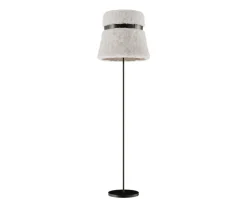 Glowing Ice Golvlampa | 40 cm | Black leather
