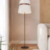 Glowing Ice Golvlampa | 40 cm | Chocolate leather
