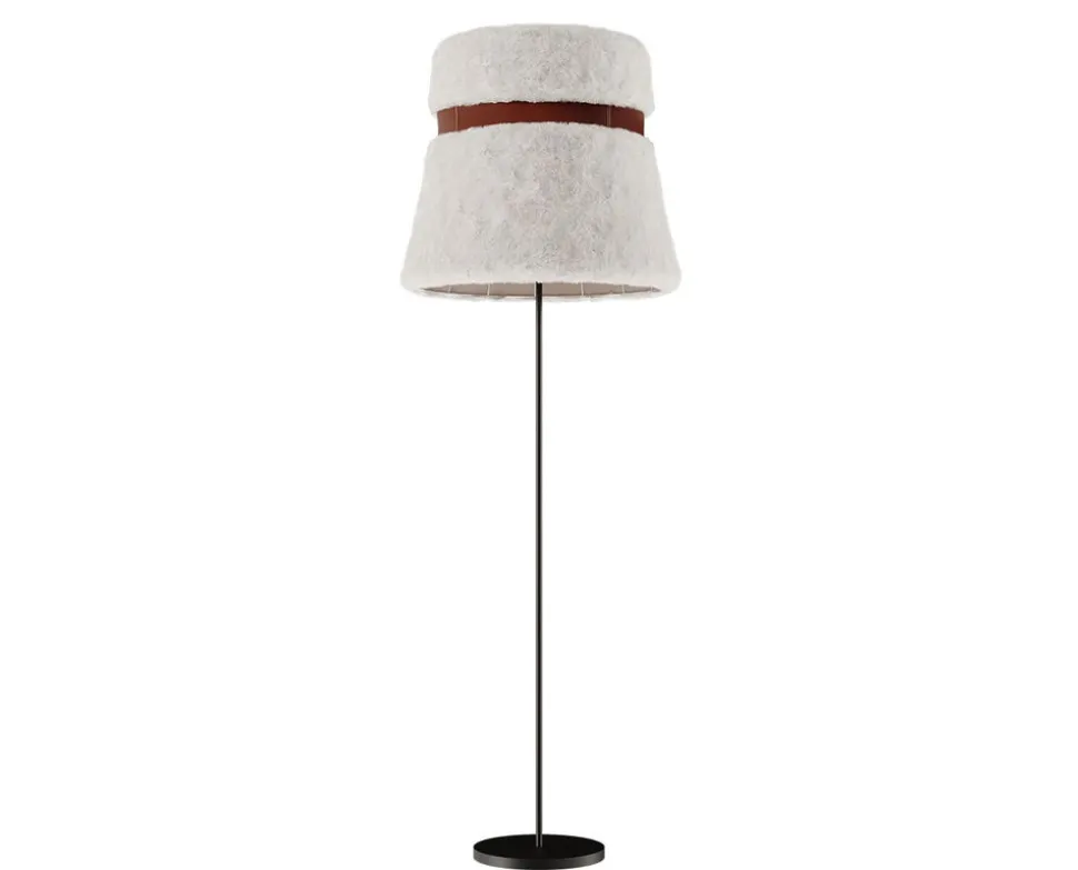 Glowing Ice Golvlampa | 50 cm | Montana läder