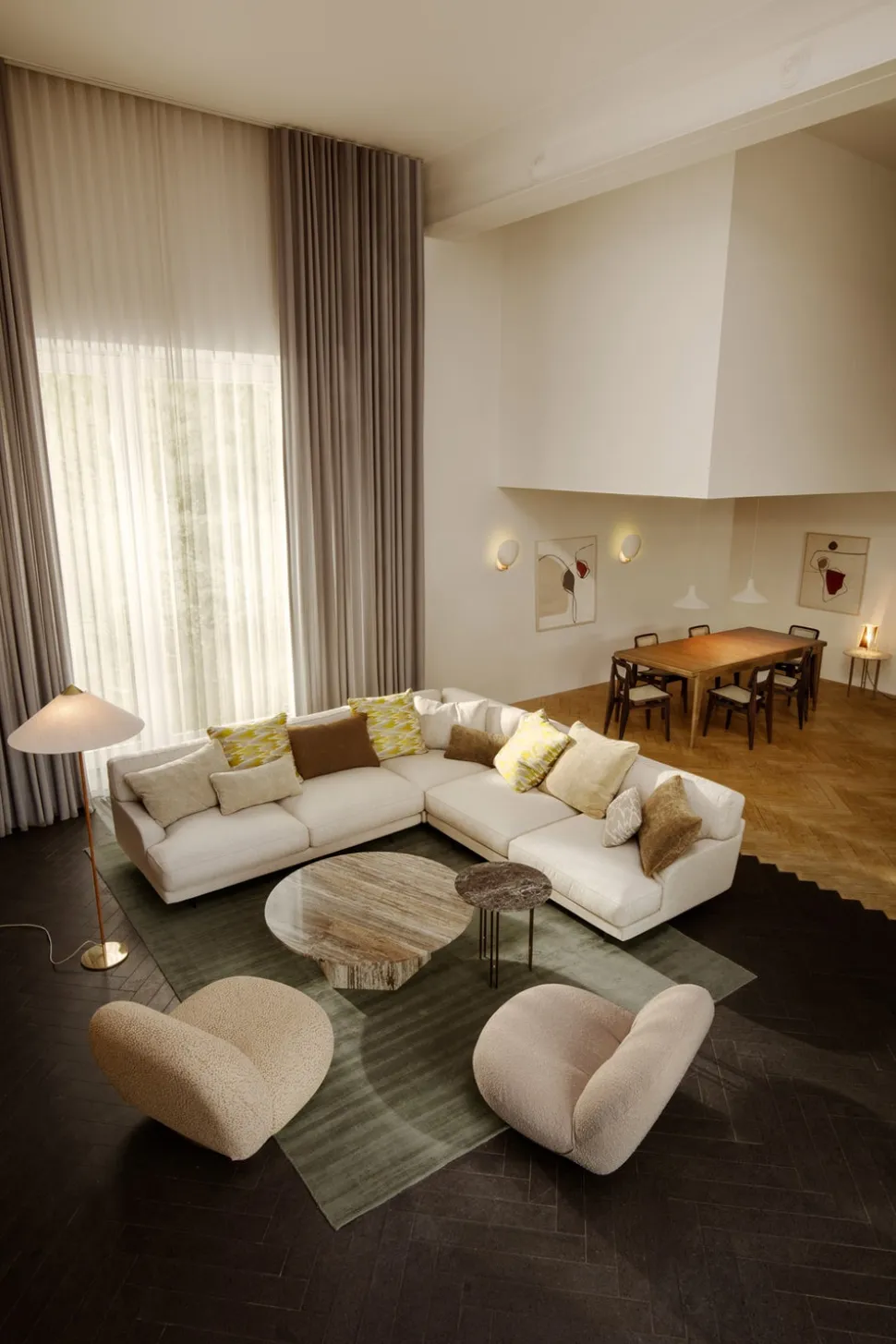 9602 Golvlampa | Tyg Canvas