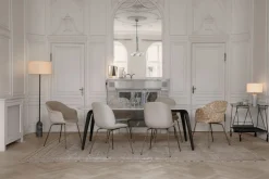Gravity Bordslampa Large | Vit Marmor, Vit