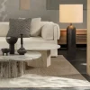 Gravity Golvlampa XL Låg | Vit Marmor, Vit