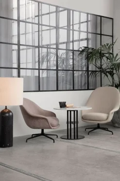 Gravity Golvlampa XL Låg | Vit Marmor, Vit