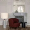 Gravity Golvlampa XL Låg | Vit Marmor, Vit