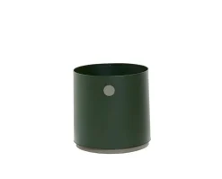 Grow Planter Ø38 | Dark Green/ Taupe