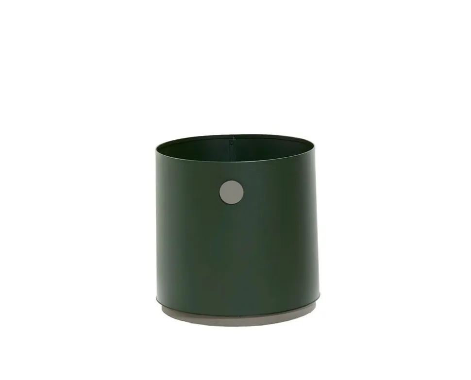 Grow Planter Ø38 | Dark Green/ Taupe