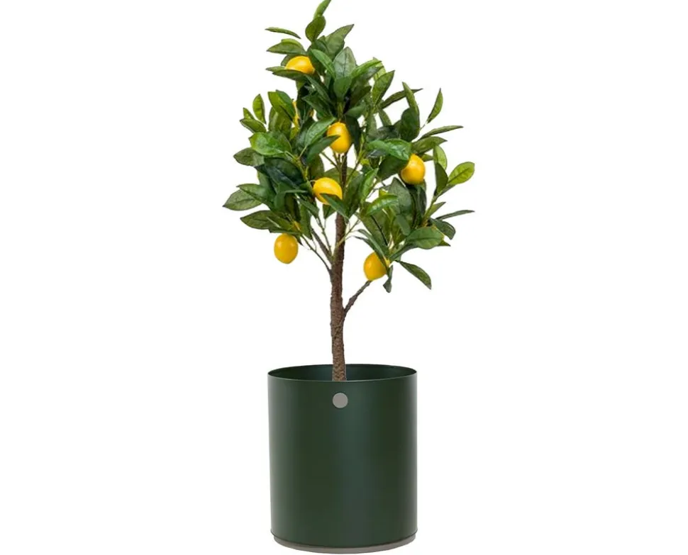 Grow Planter Ø54 | Dark Green/ Taupe