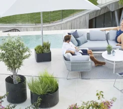 Grow Planter Ø54 | Lava Grey/ Light Grey