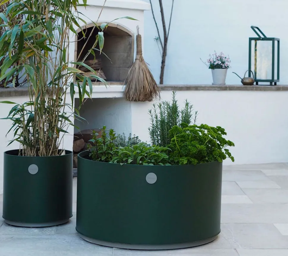 Grow Planter Ø54 | Lava Grey/ Light Grey