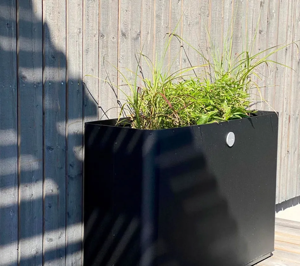Grow Planter Rekt. | Dark Green/ Taupe