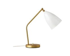 Gräshoppa Bordslampa Alabastervit