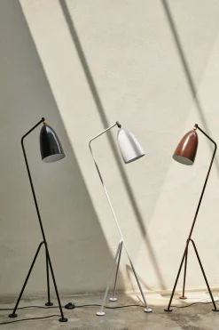 Gräshoppa Golvlampa Alabastervit