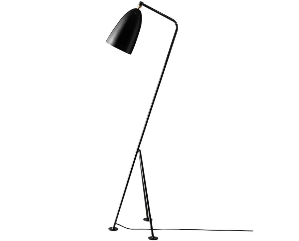 Gräshoppa Golvlampa Svart