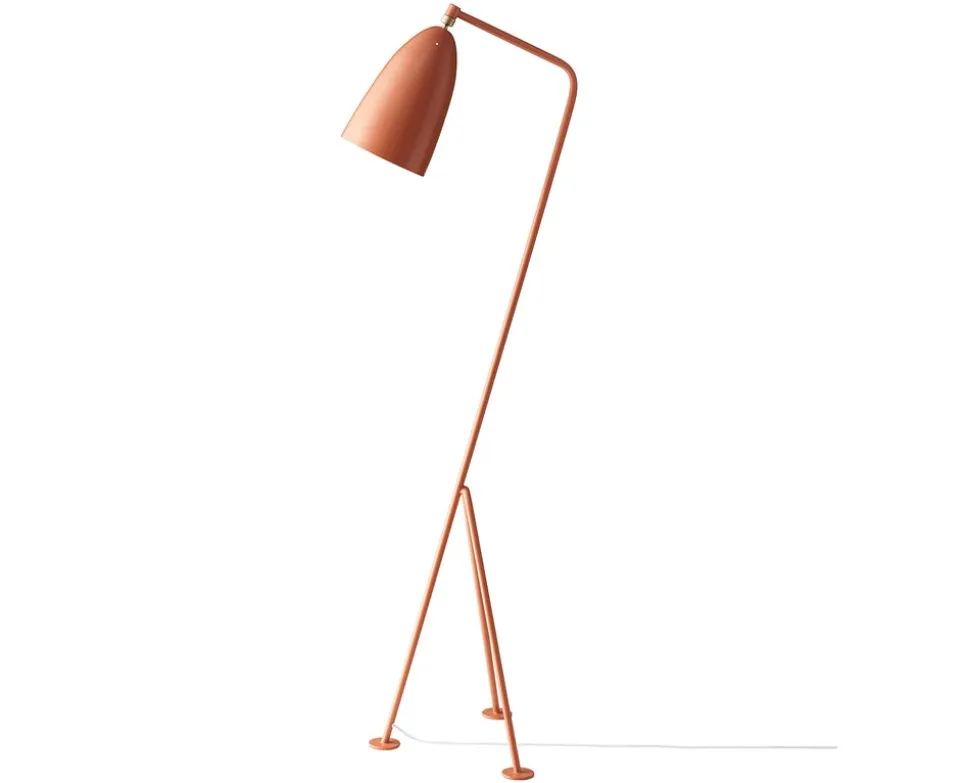 Gräshoppa Golvlampa Vintageröd
