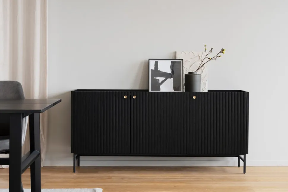 Halifax Sideboard | Svartlackad Ek