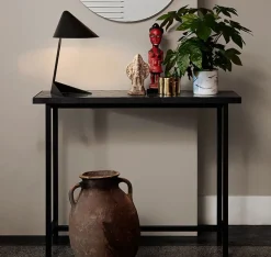 Herringbone Tile konsolbord Soft Black | Svart