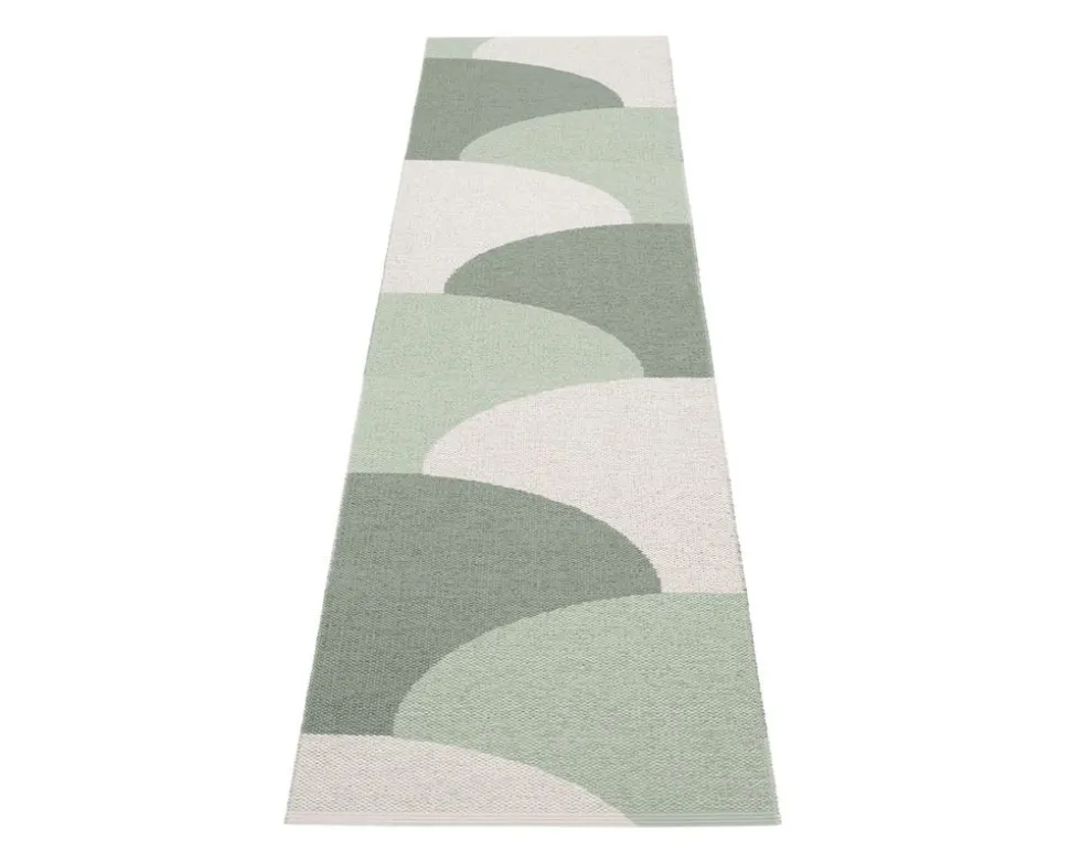 Hill Gångmatta Army/Misty Mint 70x270