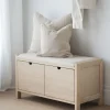 Hillmond Hallbänk | Vitpigmenterad Ek