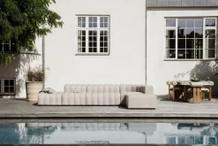Hippo Chair Outdoor | Sunbrella Savane Coconut