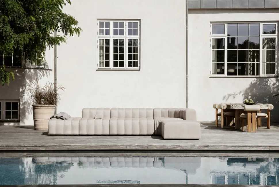 Hippo Chair Outdoor | Sunbrella Savane Coconut
