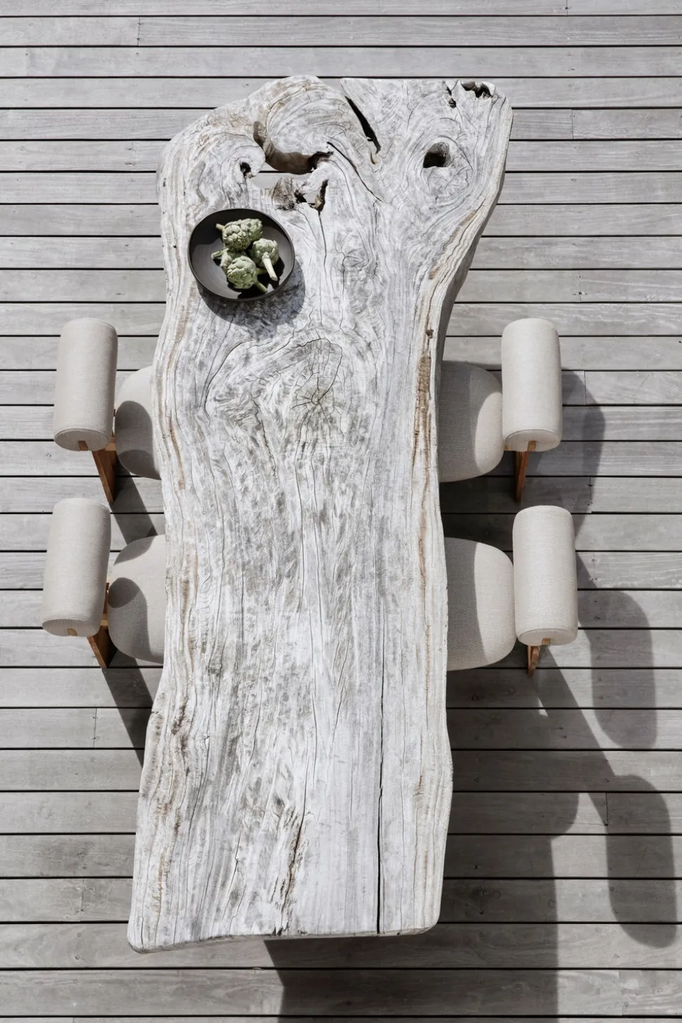 Hippo Chair Outdoor | Sunbrella Savane Whisper