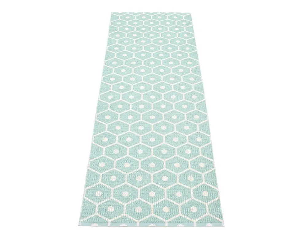 Honey gångmatta Pale Turquoise 70x160