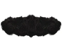 Huge Matta Fårskinn | 2 Svart