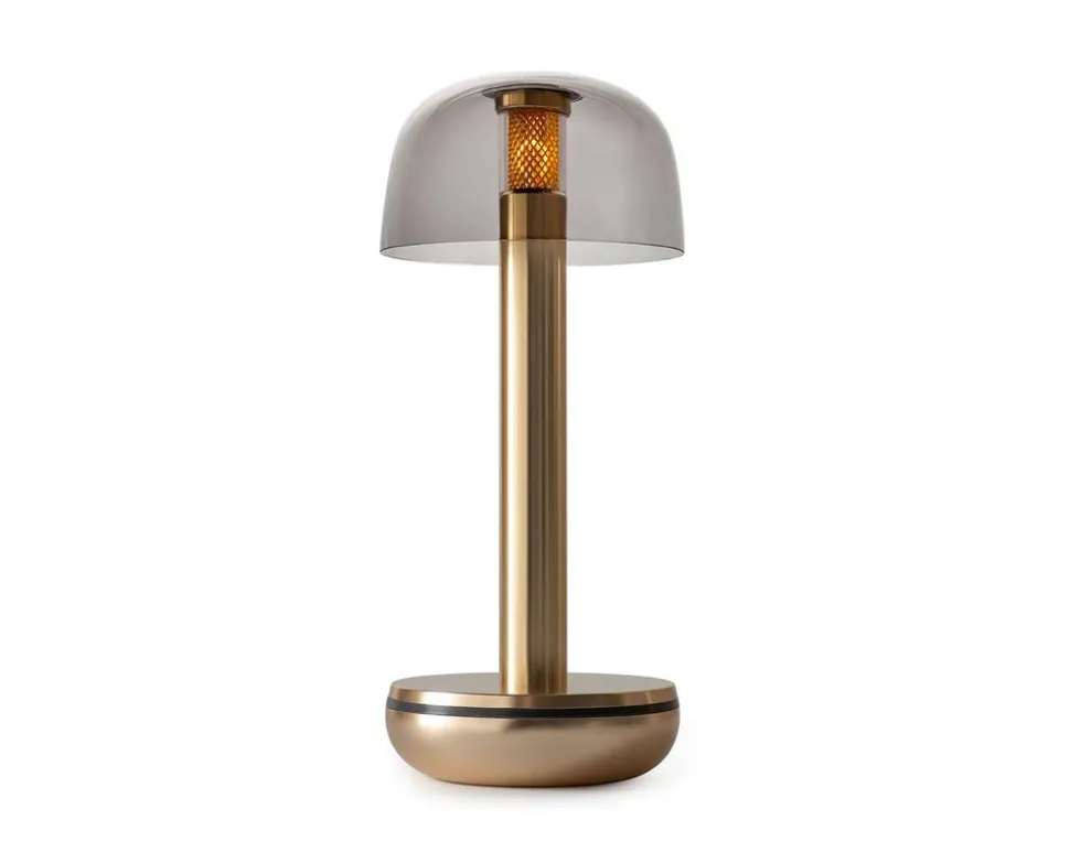 Humble Two Bordslampa | Guld | Rökt Glas