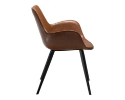 Hype Karmstol | Light Brown Konstläder
