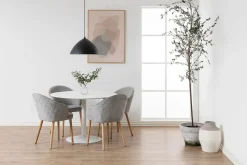 Ibiza Matbord Ø100 | Vit MDF