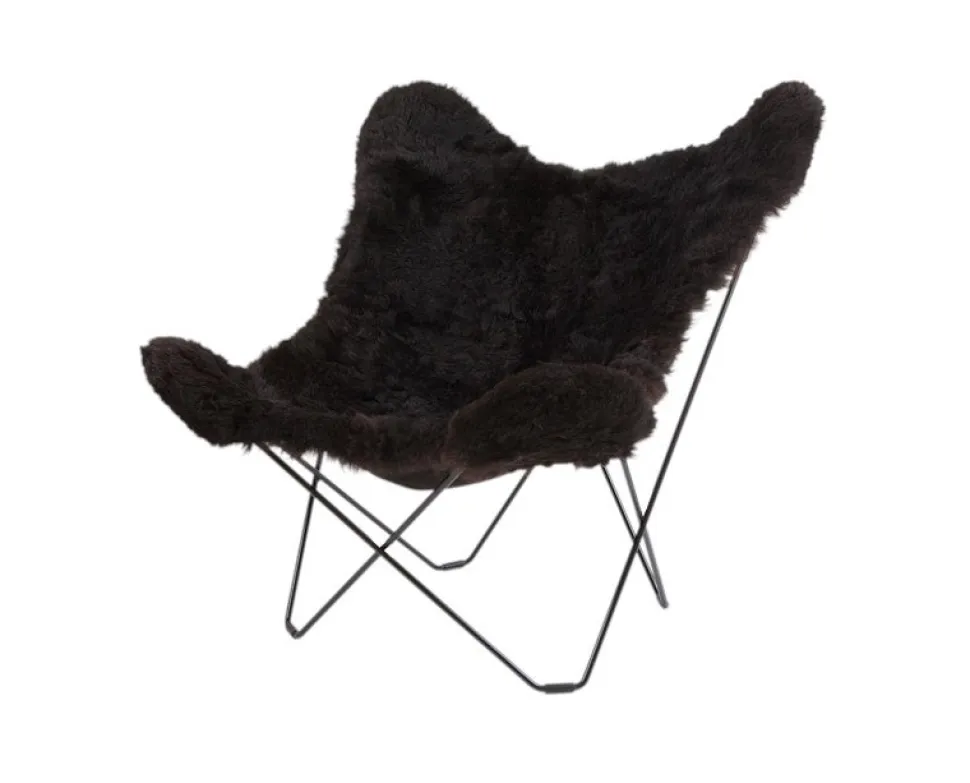 Iceland Mariposa Fåtölj Shorn Black / Black