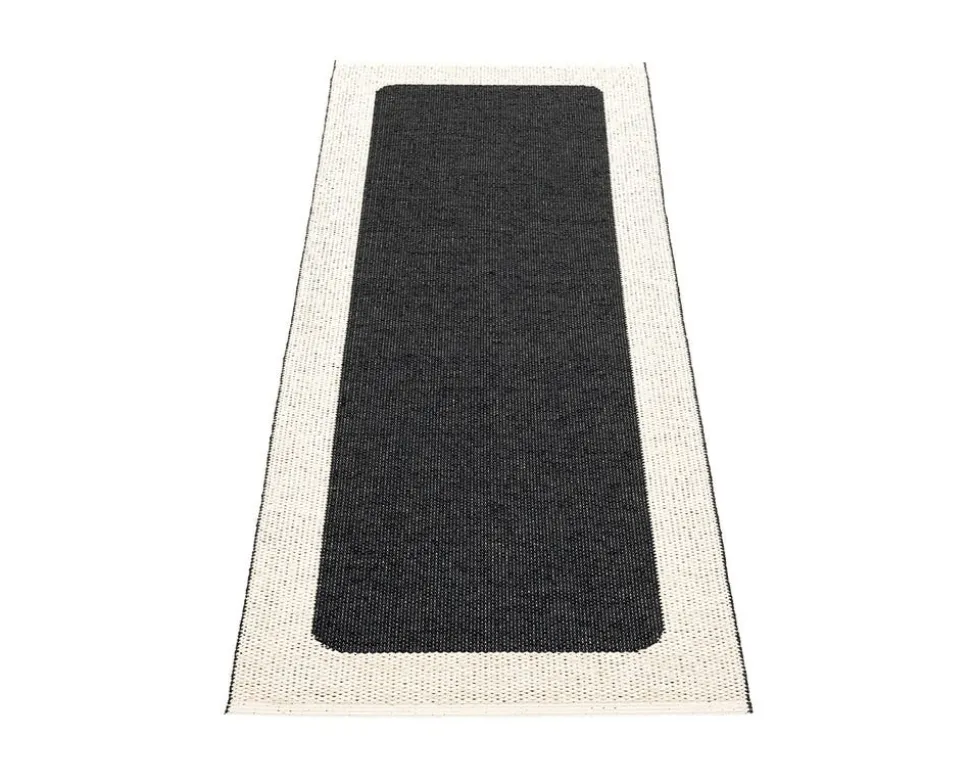 Ilda gångmatta | Black 70 x 180