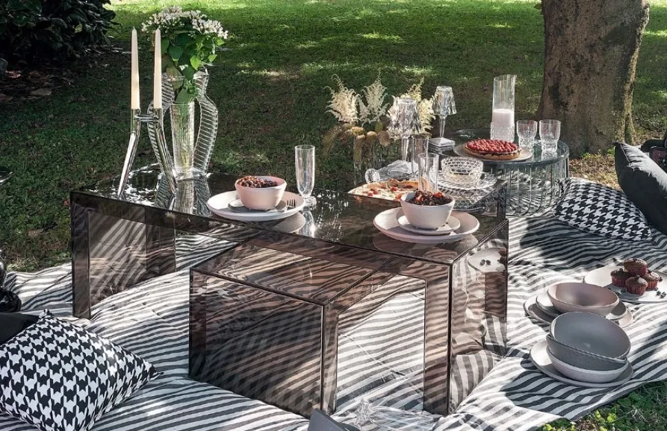Invisible soffbord H 31,5 Crystal