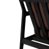 Jack Outdoor Loungefåtölj | Svartlackad, Burgundy