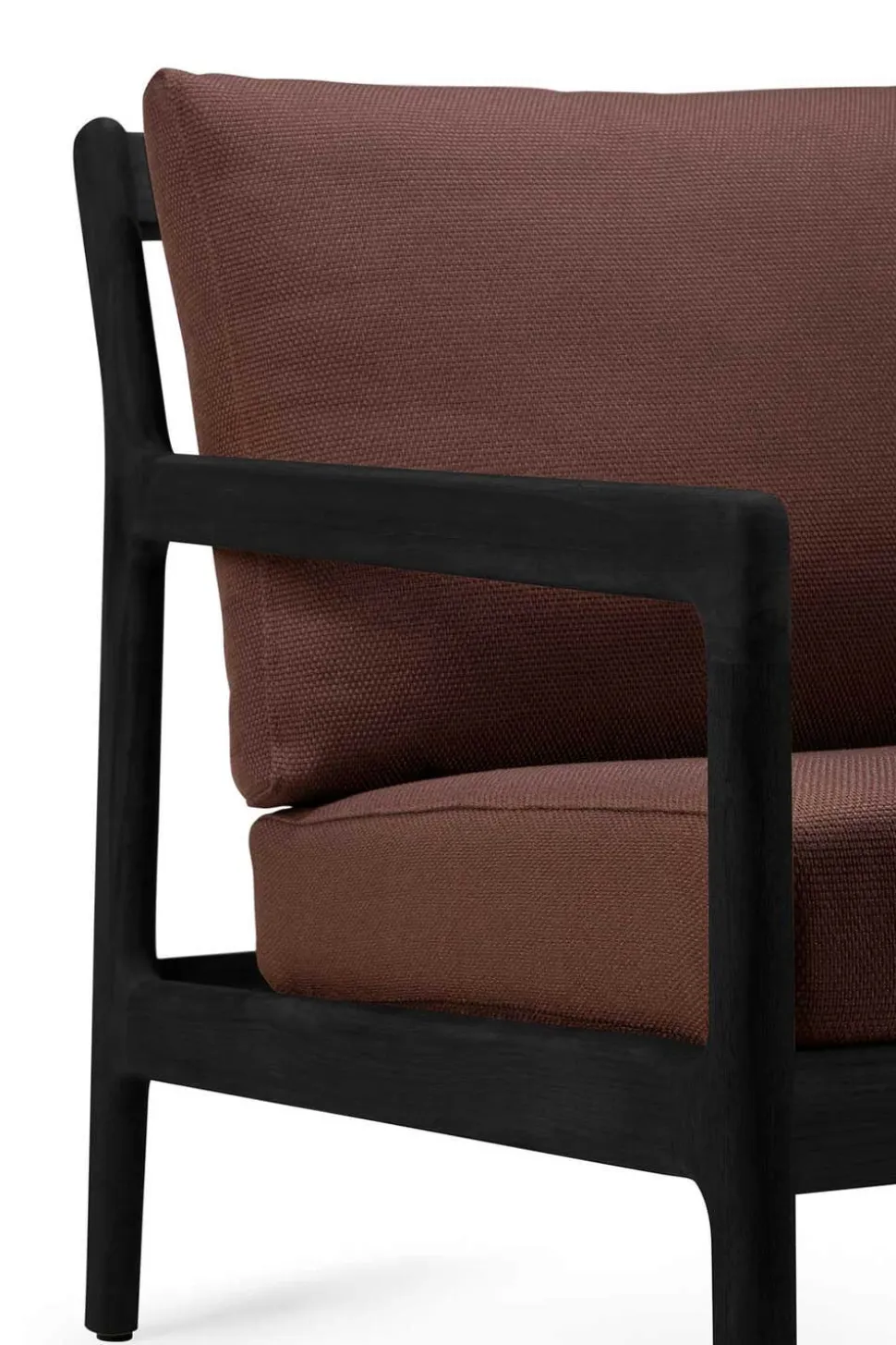 Jack Outdoor Loungefåtölj | Svartlackad, Burgundy