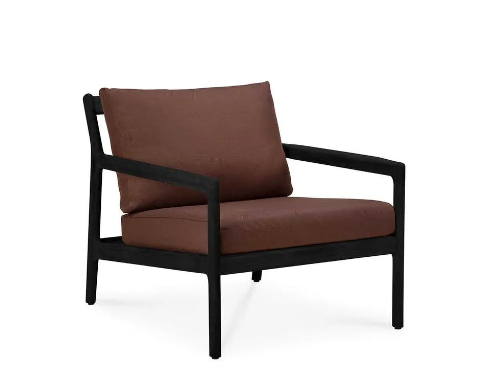 Jack Outdoor Loungefåtölj | Svartlackad, Burgundy