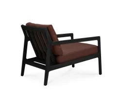 Jack Outdoor Loungefåtölj | Svartlackad, Burgundy